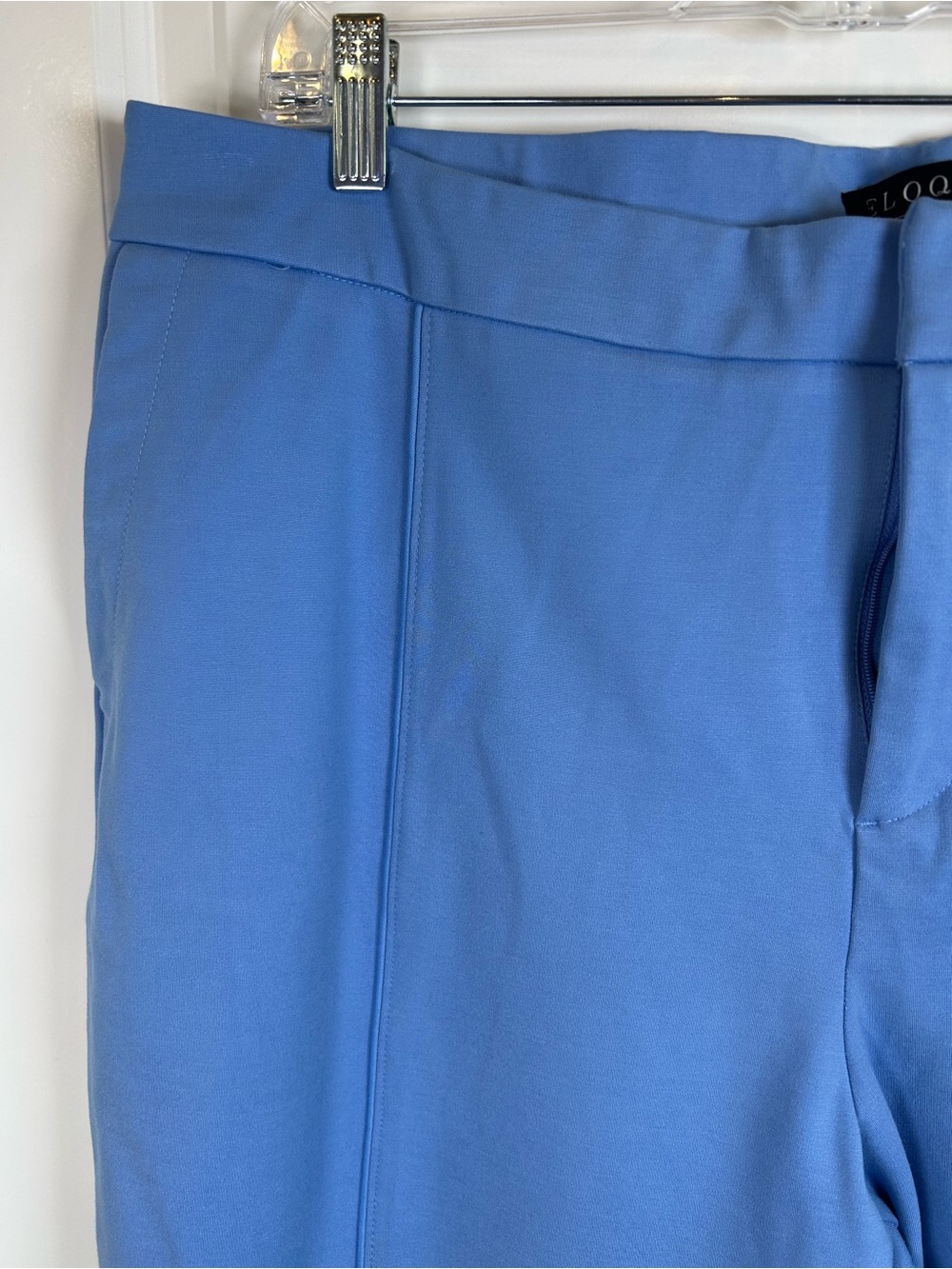Eloquii French Blue The Ultimate Stretch Slim Leg Pant Size 22R - Picture 4 of 11